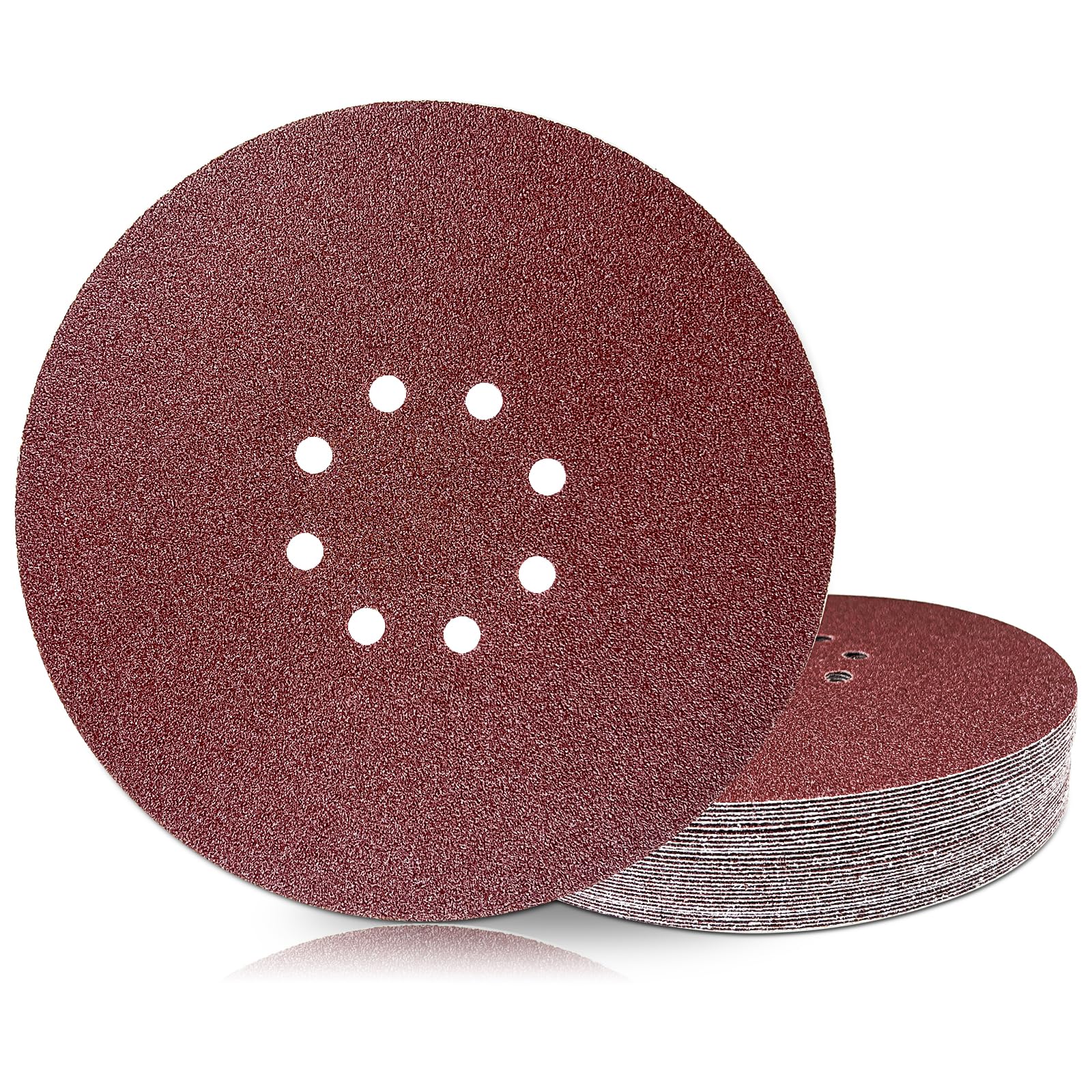 100 pezzi 25mm dischi abrasivi per levigatrice, set di accessori per 100 pezzi 25mm dischi abrasivi per levigatrice, set di accessori per