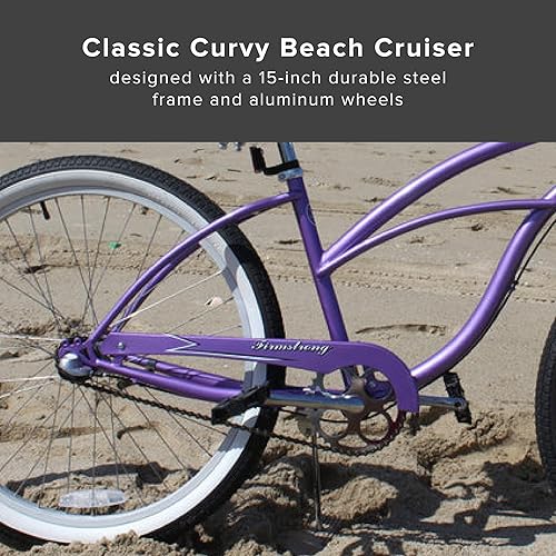 Miniatura 3 de Sixthreezero Urban Lady Beach Cruiser - Bicicleta híbrida de 3 velocidades para mujer