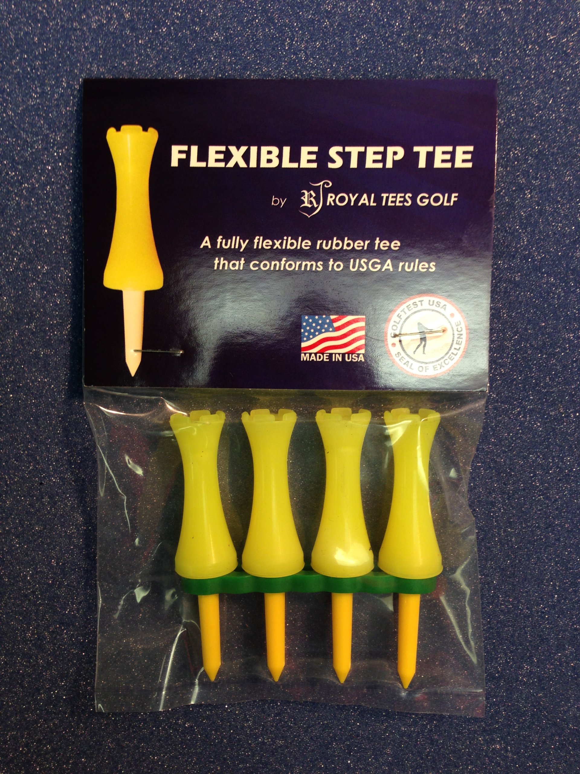 'Royaltees R4 1-1/2'' Pack, Flexible Golf Tees'