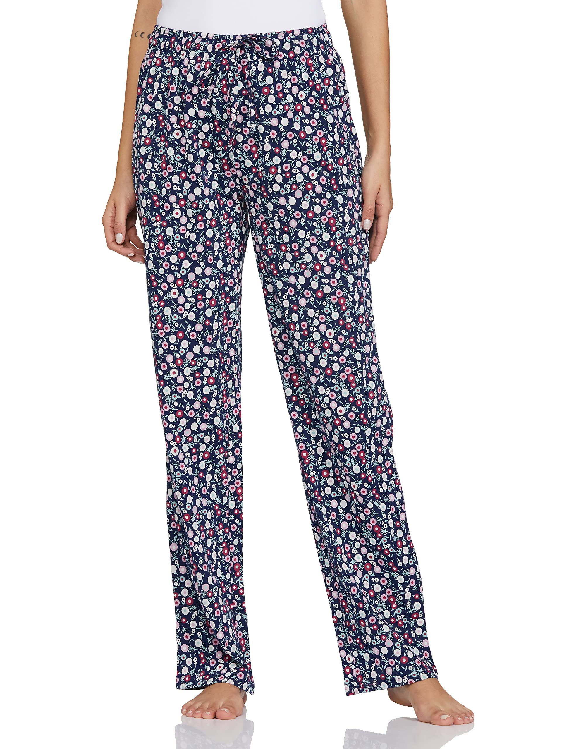 MaxWomen's Cotton Casual Style Printed Elasticated Pyjamas