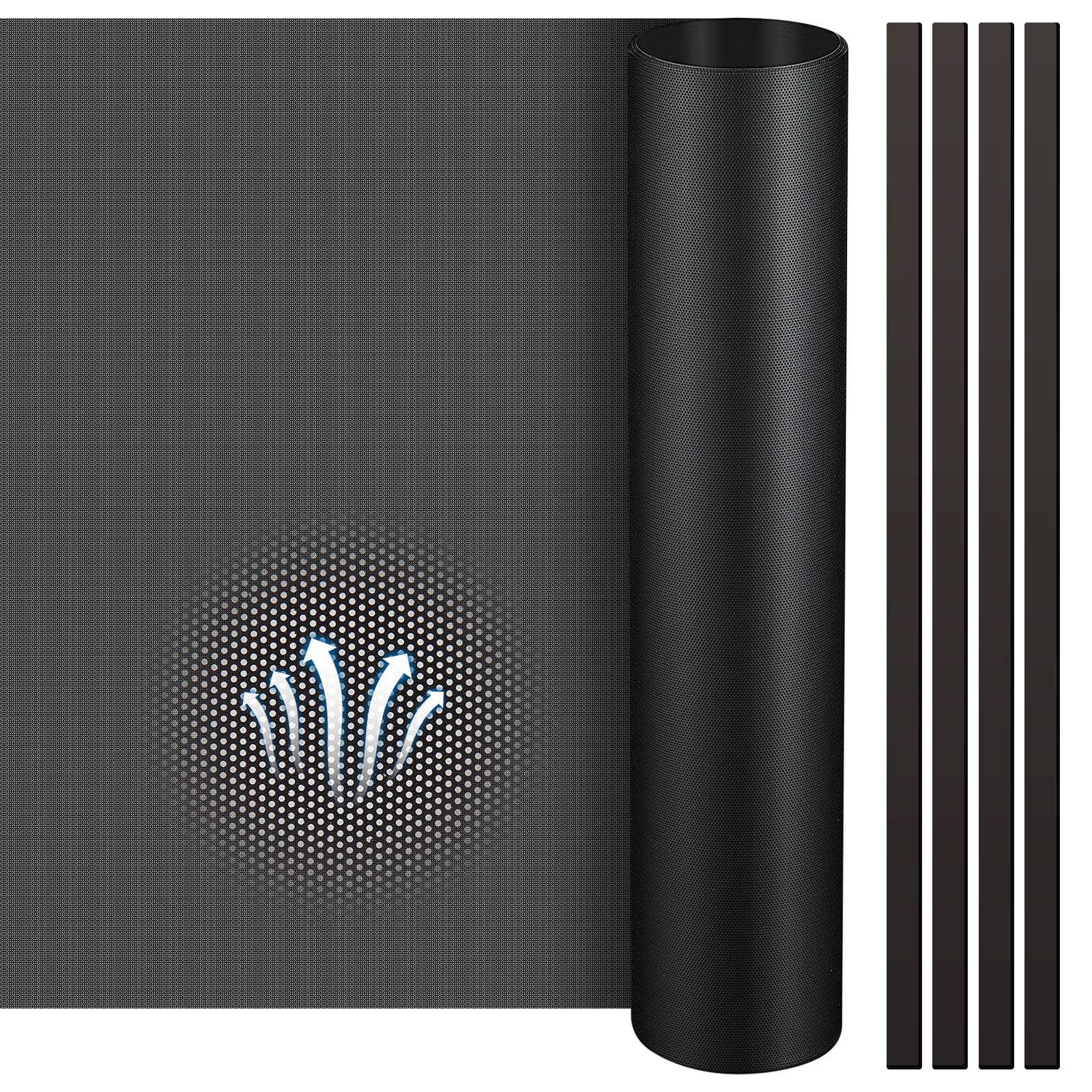 Woanger 1 filtro de malla antipolvo de 1000 x 300 mm para carcasa de PC, filtro de polvo de PVC, cubierta de filtro de malla a prueba de polvo, filtro de polvo de ventilador con tira magnética para