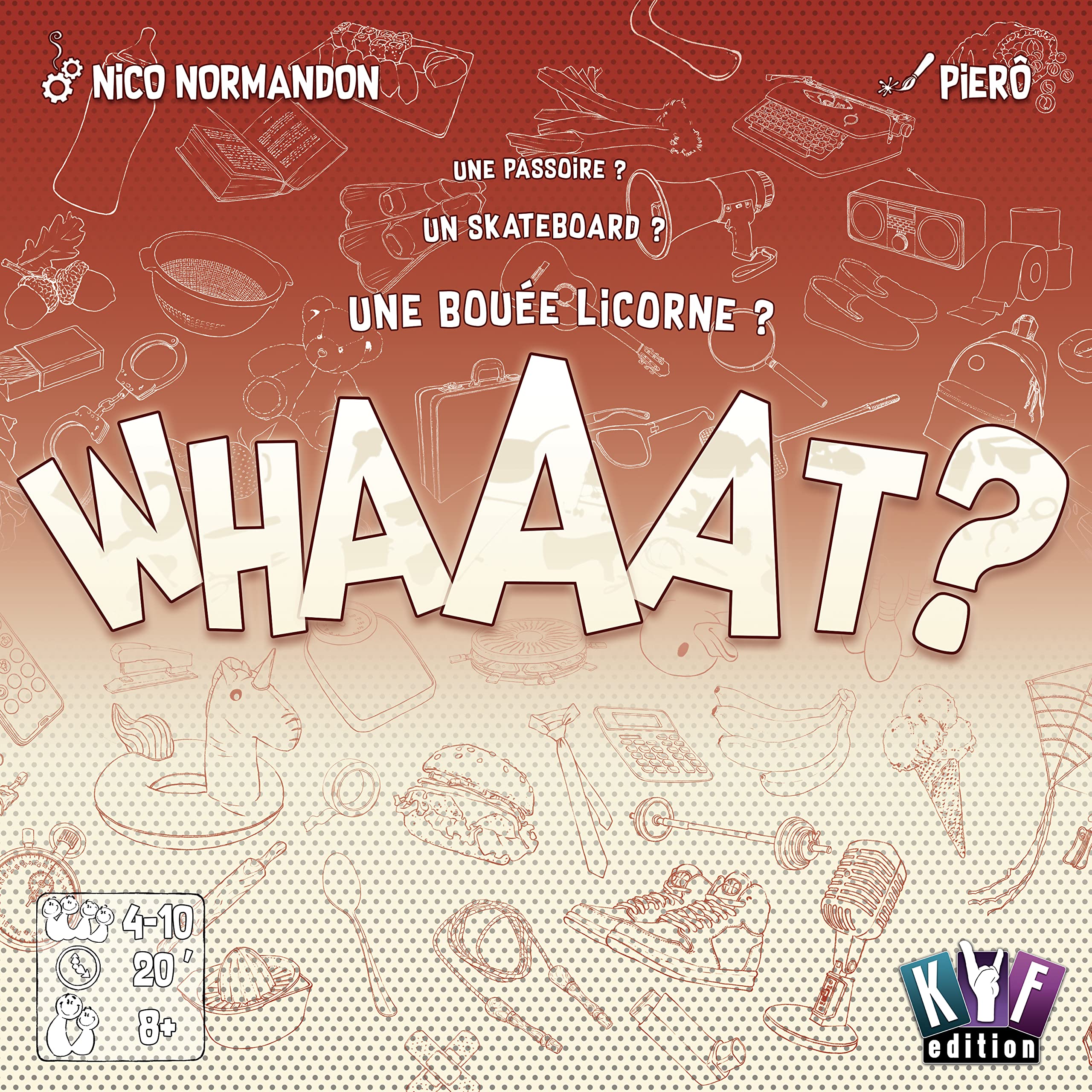 Asmodee KYF Edition | Whaaat ? | Jeu d'ambiance