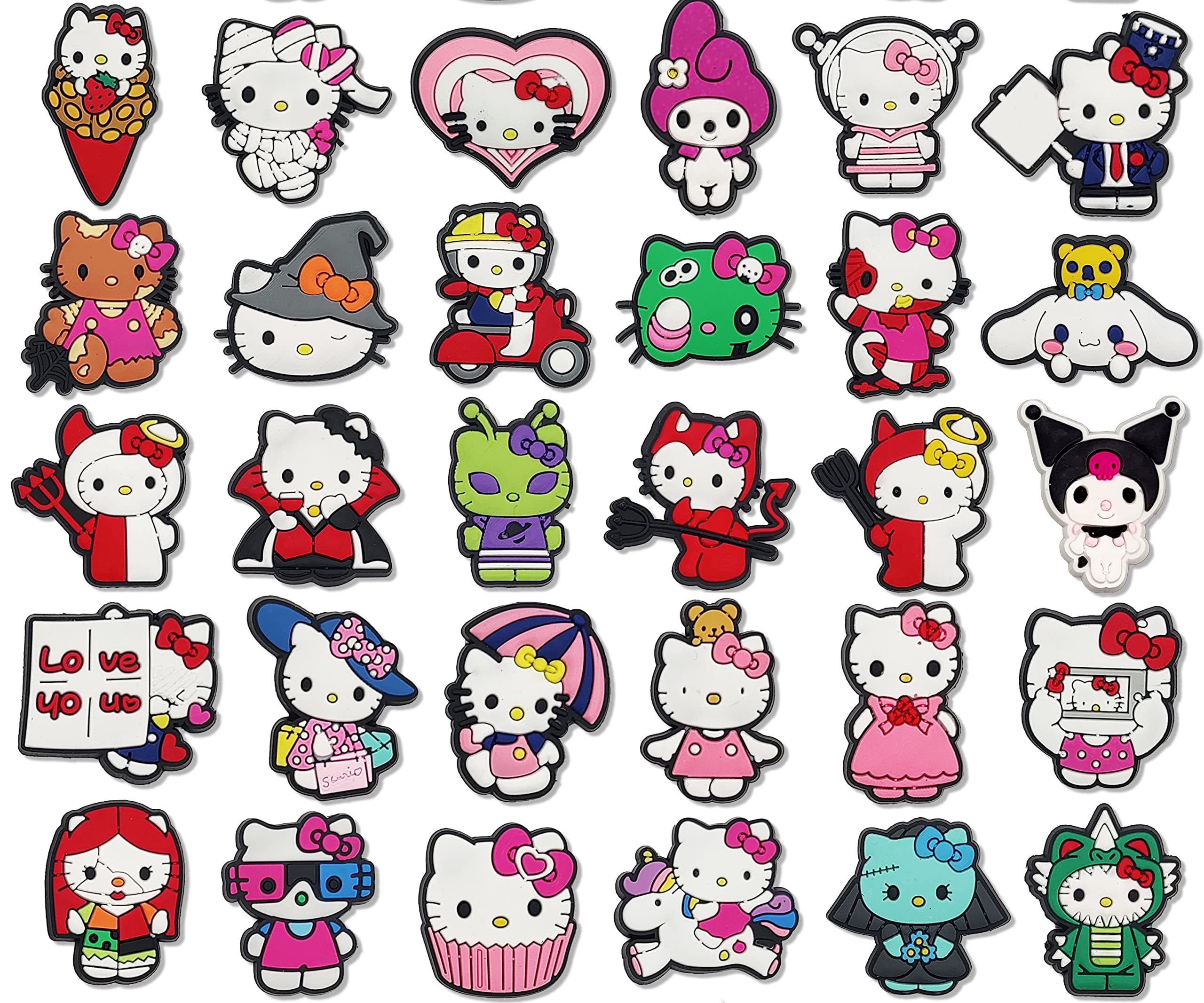 UITWAAIEN Shoe Decoration Charms Pack for Boys for Clog Sandals, Cute Bracelet Wristband Accessories, Party Favors/Birthday Gifts for Kids Girls Teens