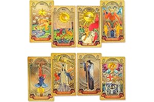KIINO 78 Gold Foil Tarot Cards: A Luminous Guide for Beginners and Adepts Alike