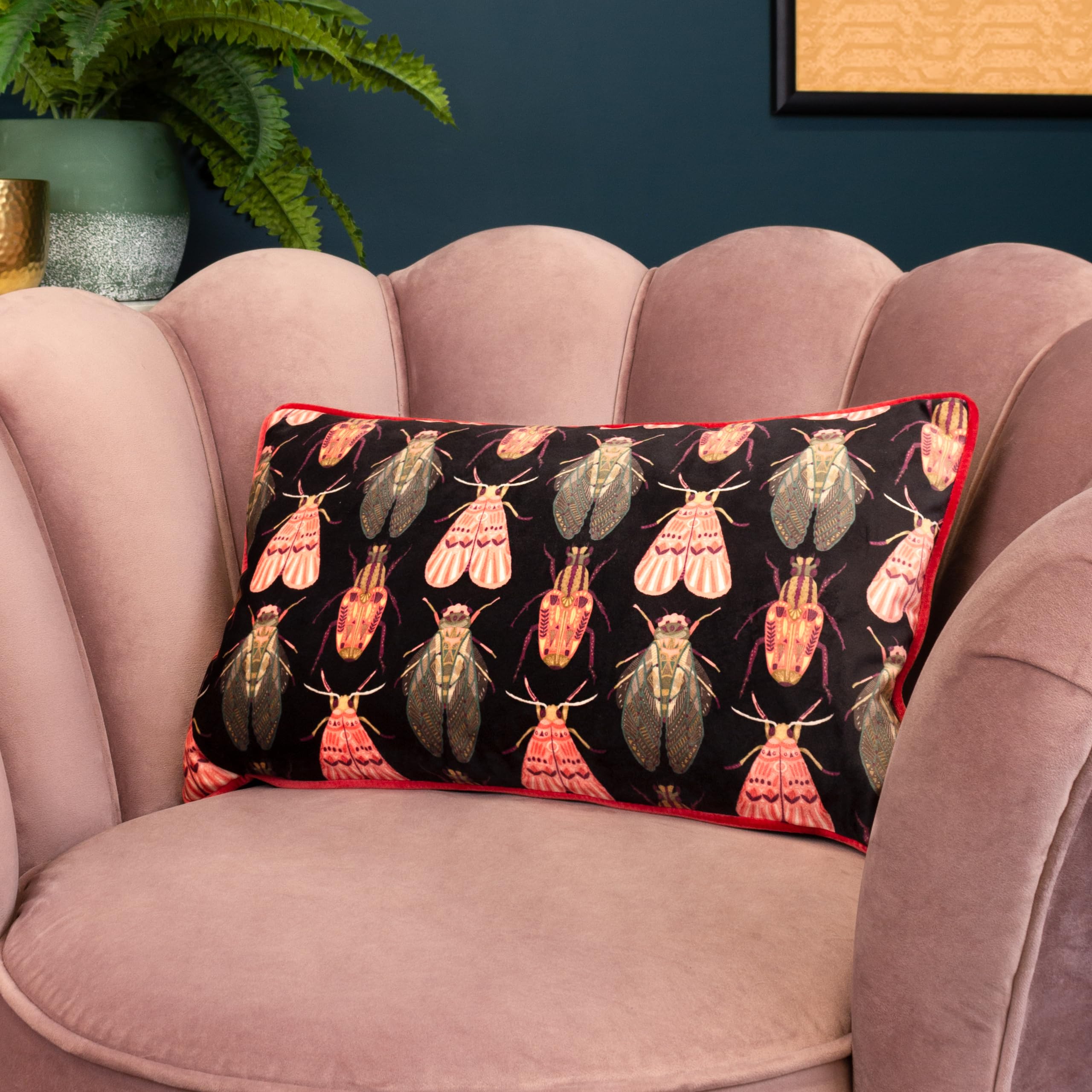 Kate Merritt Bugs Feather Filled Cushion