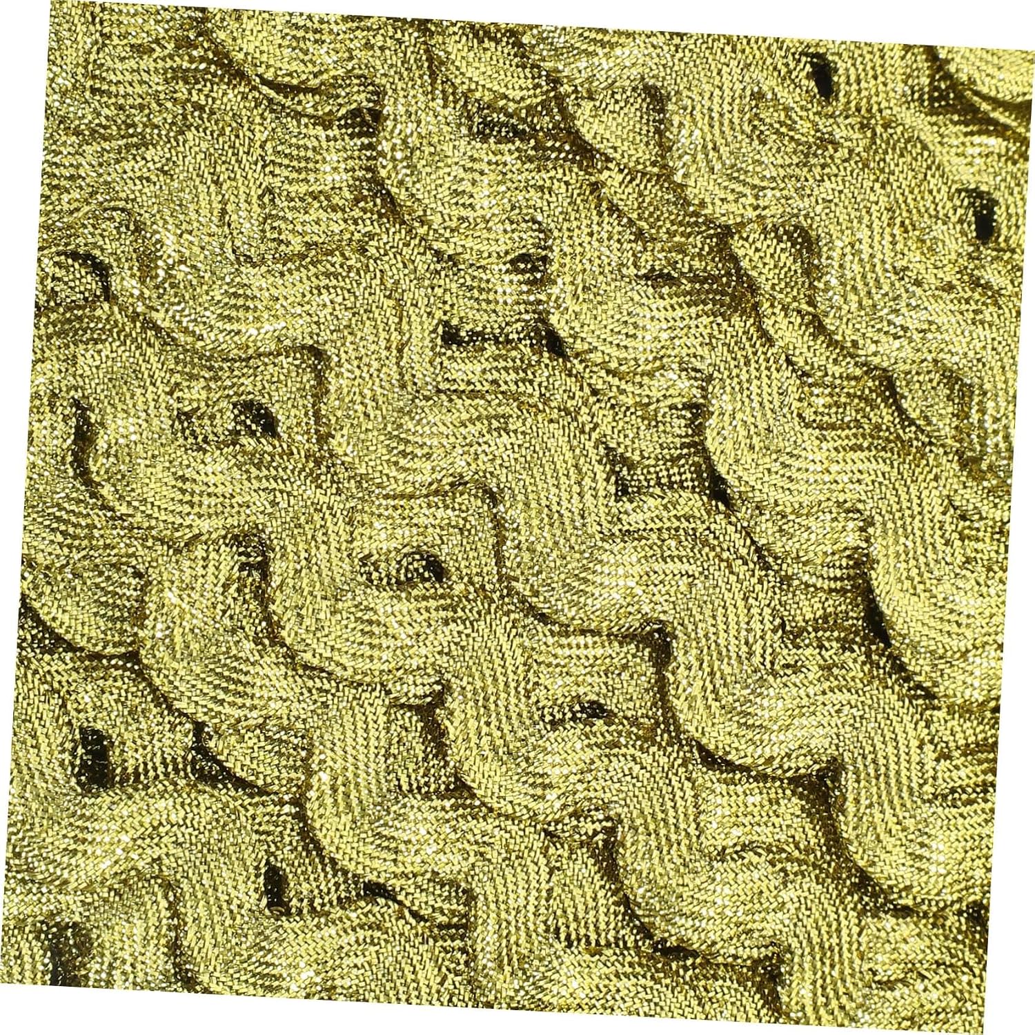 Generic 2 Rolls Wave Pattern Braid Trim Sewing Trim Embellishment Lace Ribbon for Clothing DIY Decorative Braids