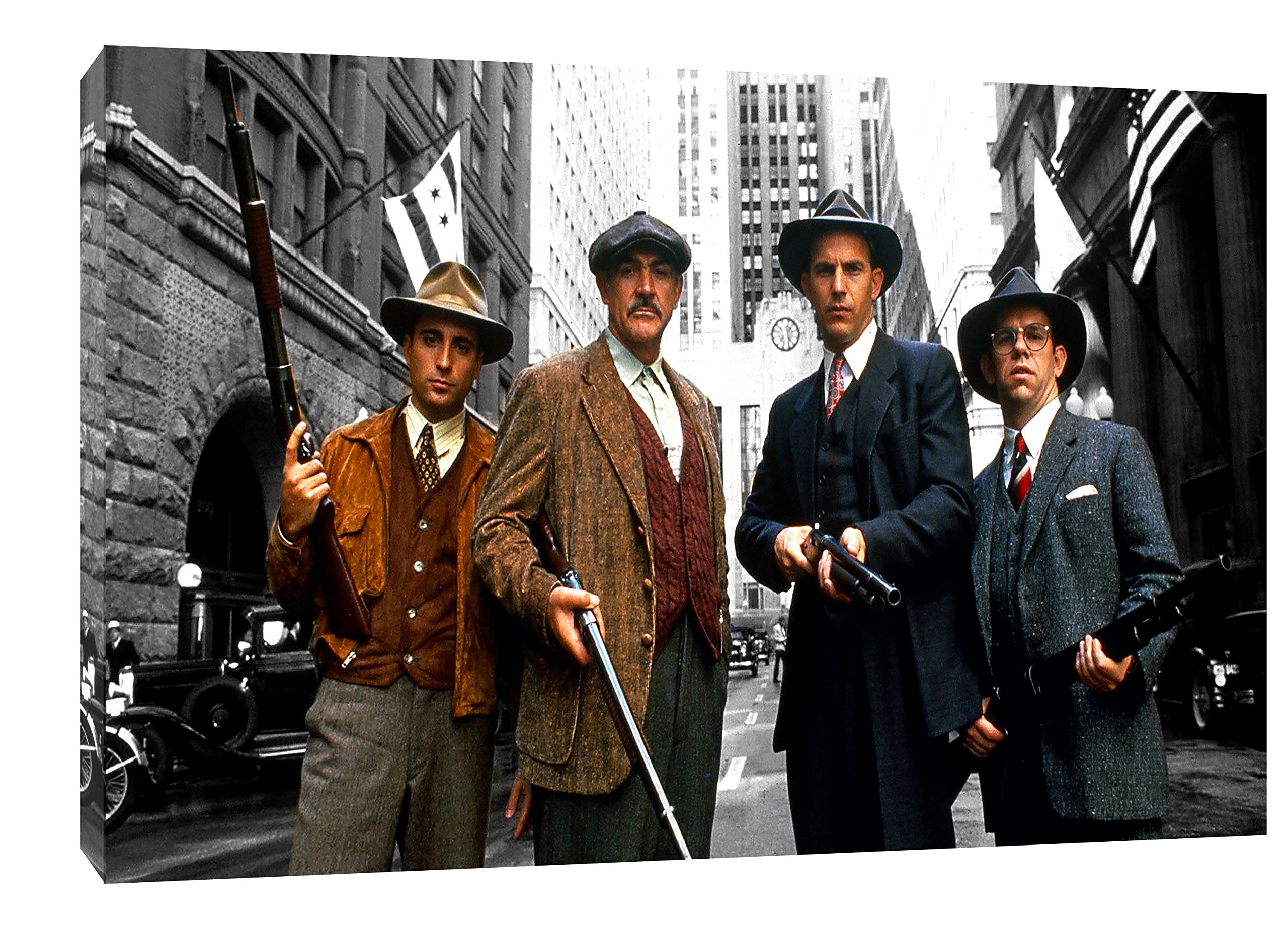 THE UNTOUCHABLES ACTRESSES PHOTO PRINT ON WOOD FRAMED CANVAS WALL ART 12x 8inch -38mm depth