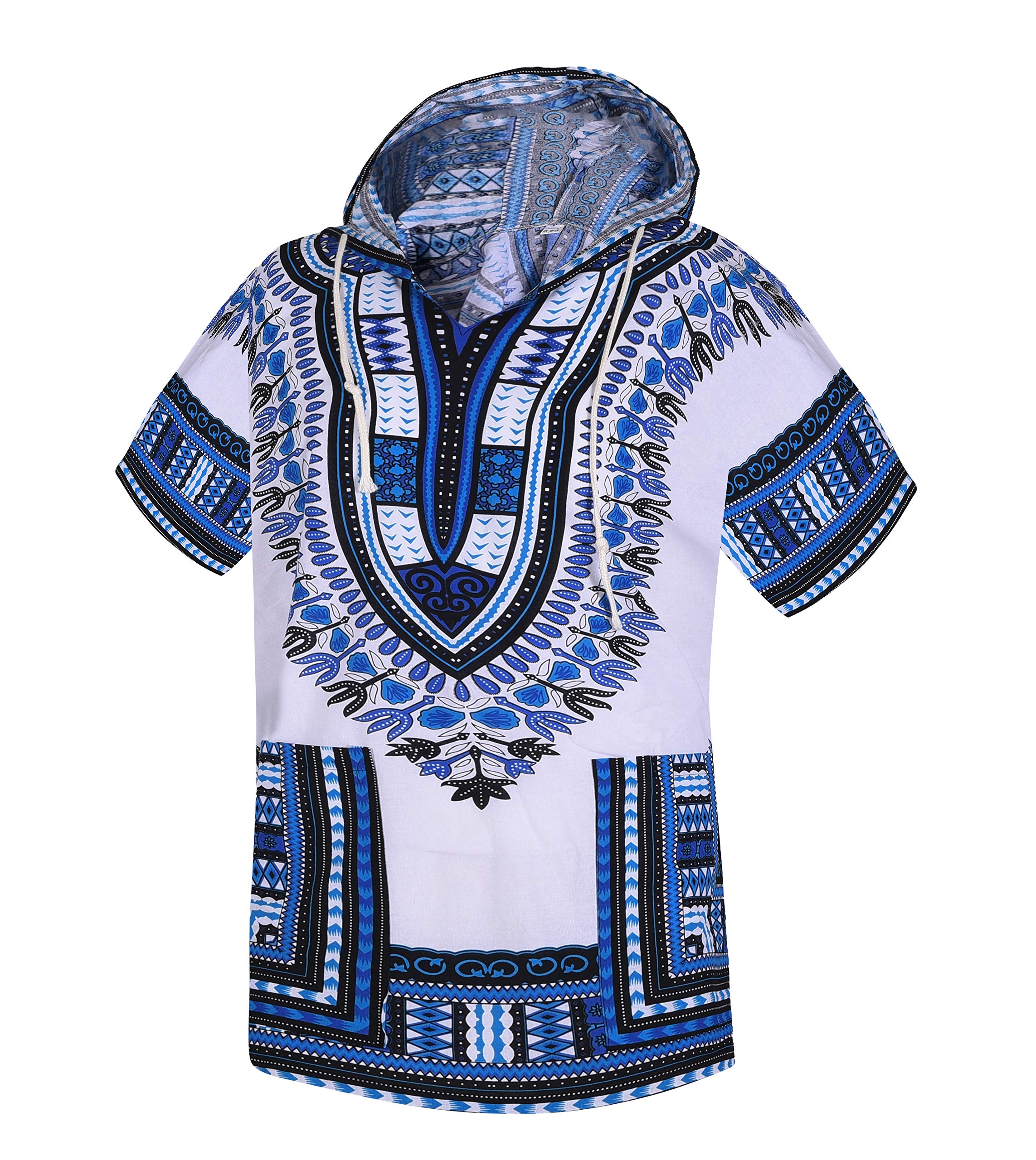 African Dashiki Shirt Unisex Africa Traditional Hoodie Top Clothes One Size fits All