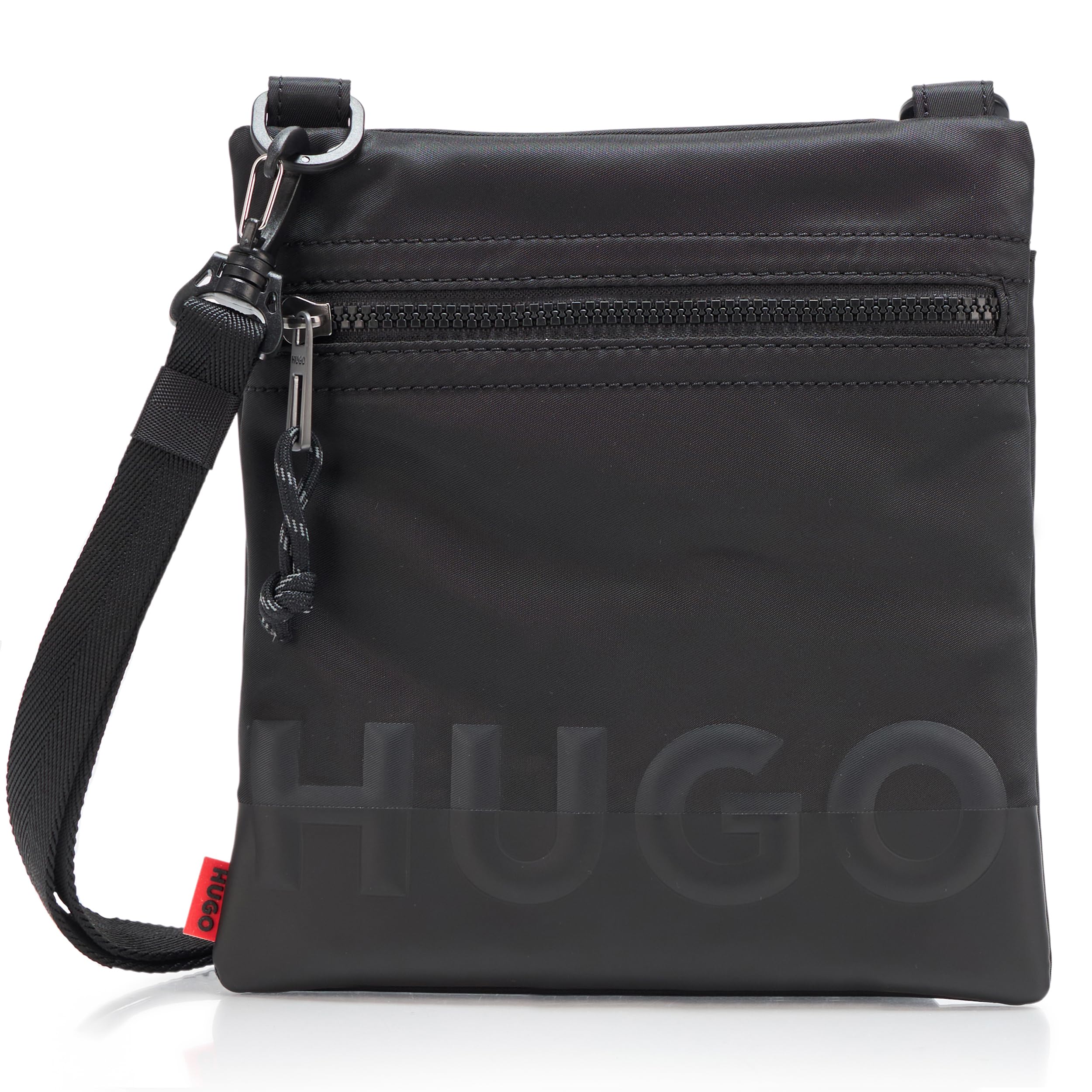 

                                                    HUGO, Shade Logo Mini Crossbody Bag, black gloss, 