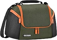 Vista 1 de Tirrinia Bolsa de almuerzo para mujeres y hombres, lonchera aislada, bolsa térmica duradera con correa ajustable para el trabajo, oficina, picnic