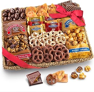A Gift Inside Chocolate, Caramel and Crunch Grand Gift Basket