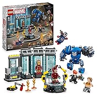 LEGO | Marvel Laboratorio di Iron Man: Sala delle Armature - Giocattolo per Fan dei