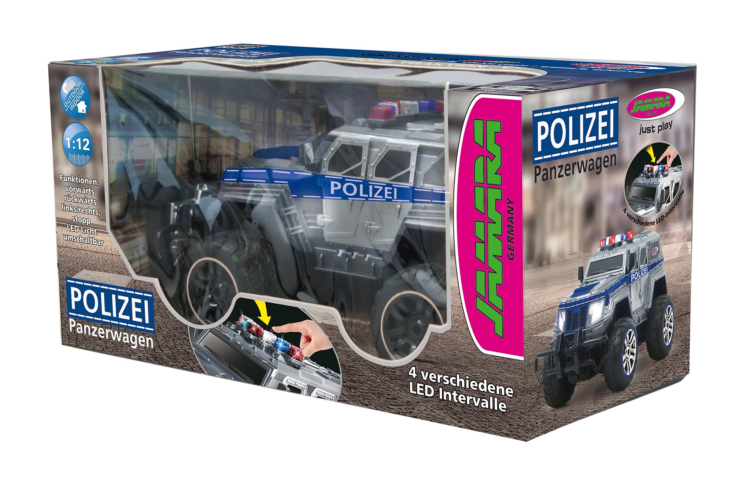 Jamara - Polizei Panzerwagen Monstertruck Coche (410032)