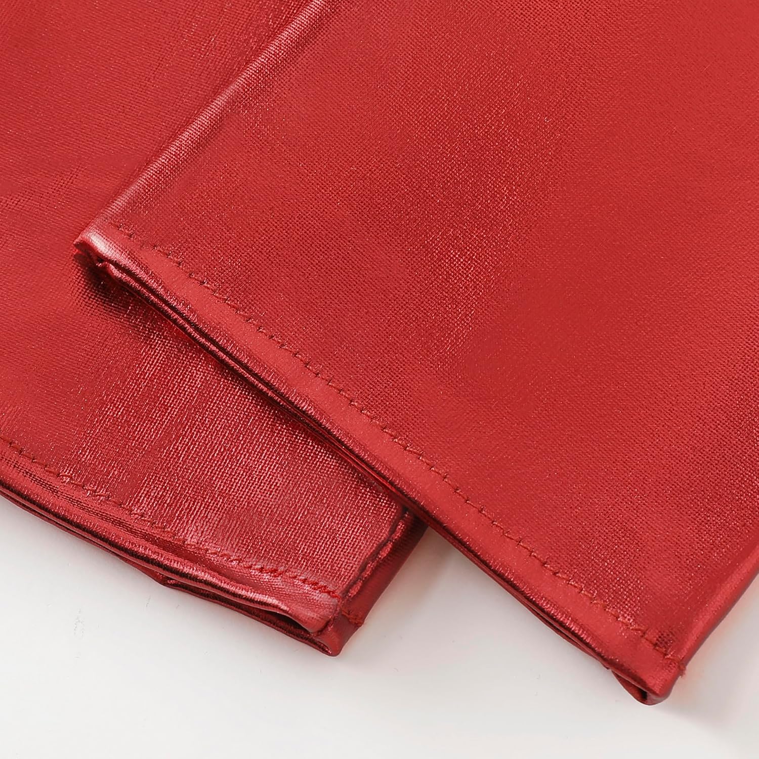 BABEYOND Long Gloves for Women - Shiny Metallic Wet Look Elbow Length Stretchy Halloween Costumes - Image 4