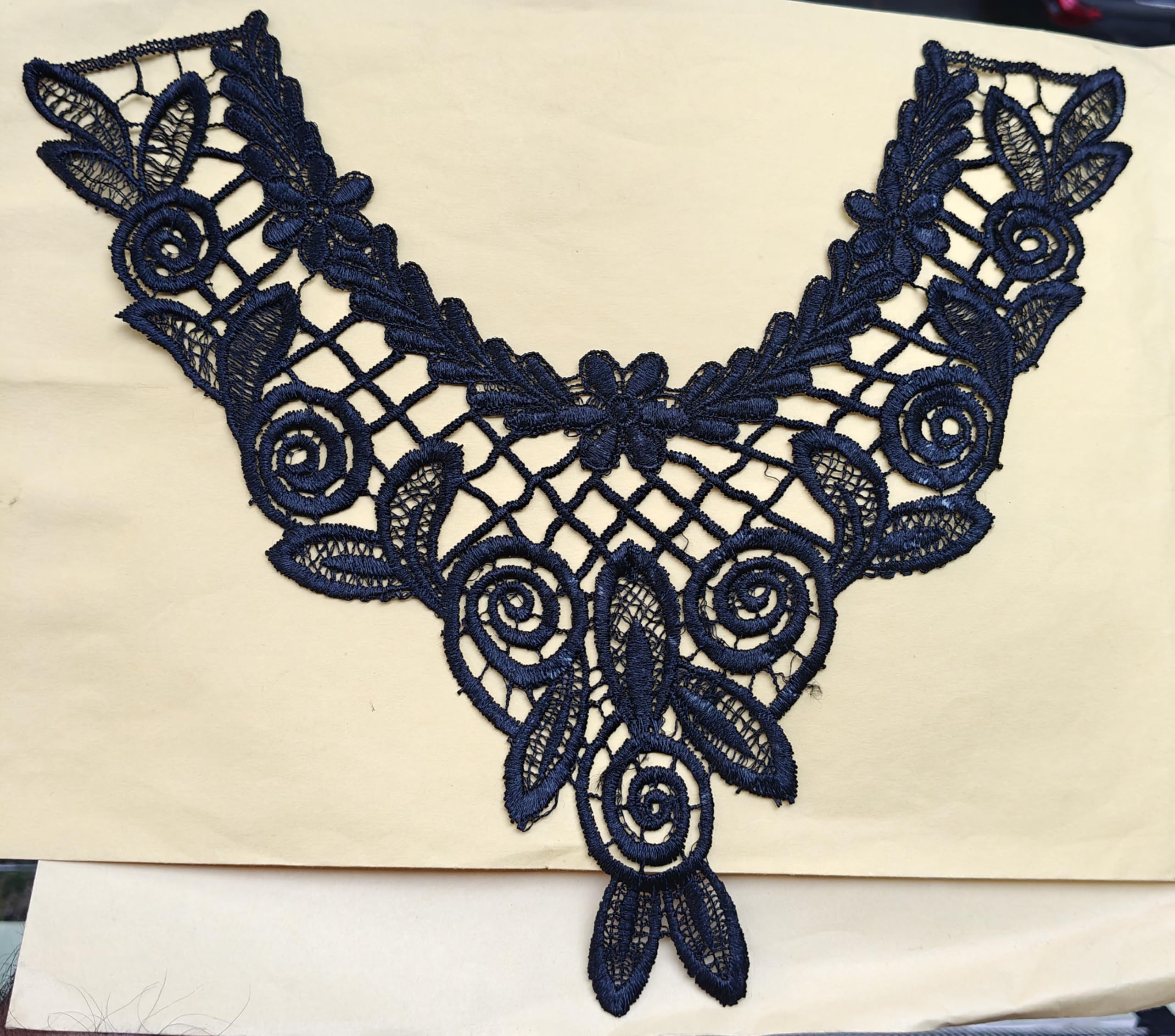 Parakh Black Embroidered Lace Neckline Patch for Women (Pack of 1) | Floral  Net Kurti Neck Design, Blouse Lace Applique, Dress/Gown DIY Sewing Designer  Neck Piece : Amazon.in: Home & Kitchen