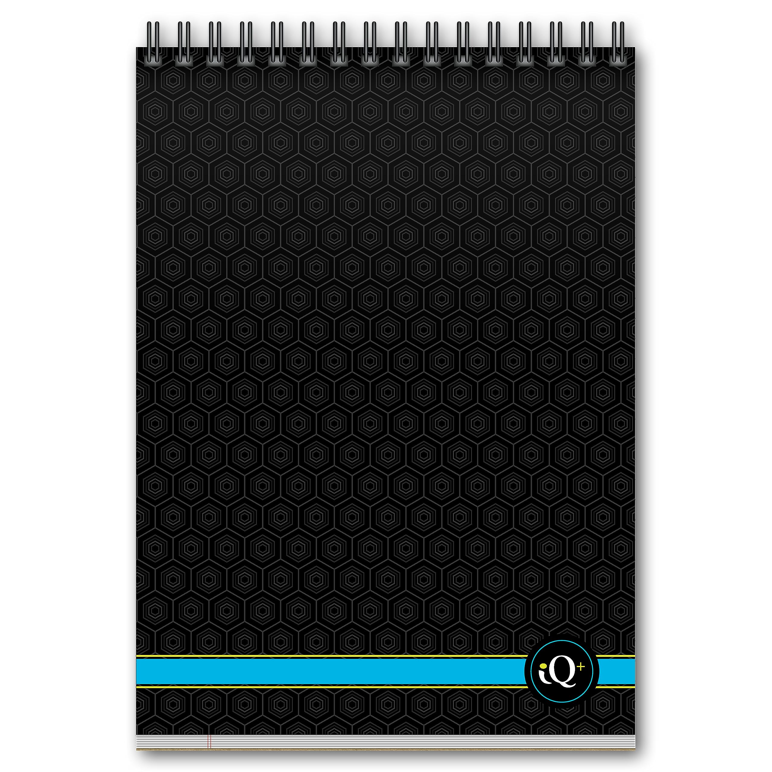 IScholar IQ+ Premium Writing Pad - 8.5x11 Letter Size 70 Sheets Double-Wire Bound