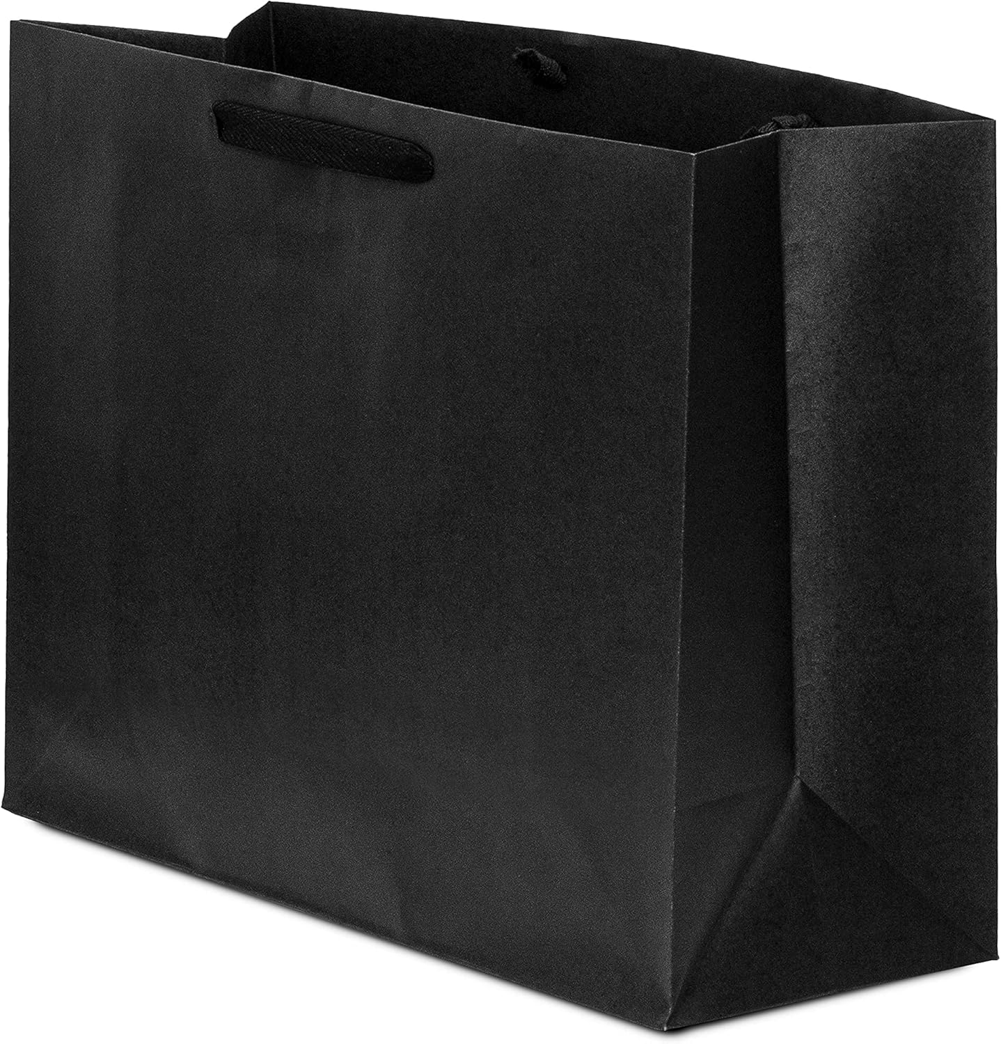 Prime Line Packaging Black Gift Bags, Kraft Paper Bags with Handles for Shopping, Small Business, Boutiques, Custom Retail, Merchandise Bulk, 16x6x12, 50 Pack - Image 6