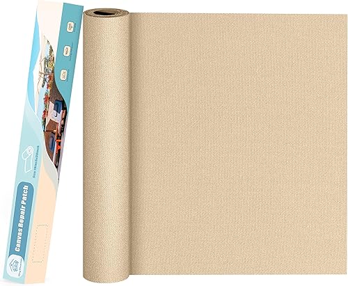 Vista 456 de KING MOUNTAIN Cinta de reparación de lona, parche para equipos para exteriores, 4 x 63 pulgadas, impermeable, autoadhesiva para reparar cubiertas