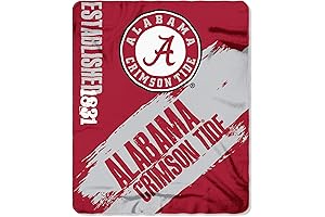 Northwest NCAA Unisex Alabama Crimson Tide Fleece Throw Blanket