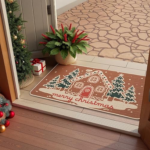 Miniatura 167 de GRANNY SAYS Felpudo para interiores, 32 x 48 pulgadas, antideslizante, tapete grande para puerta, tapete de bienvenida para exteriores, lavable