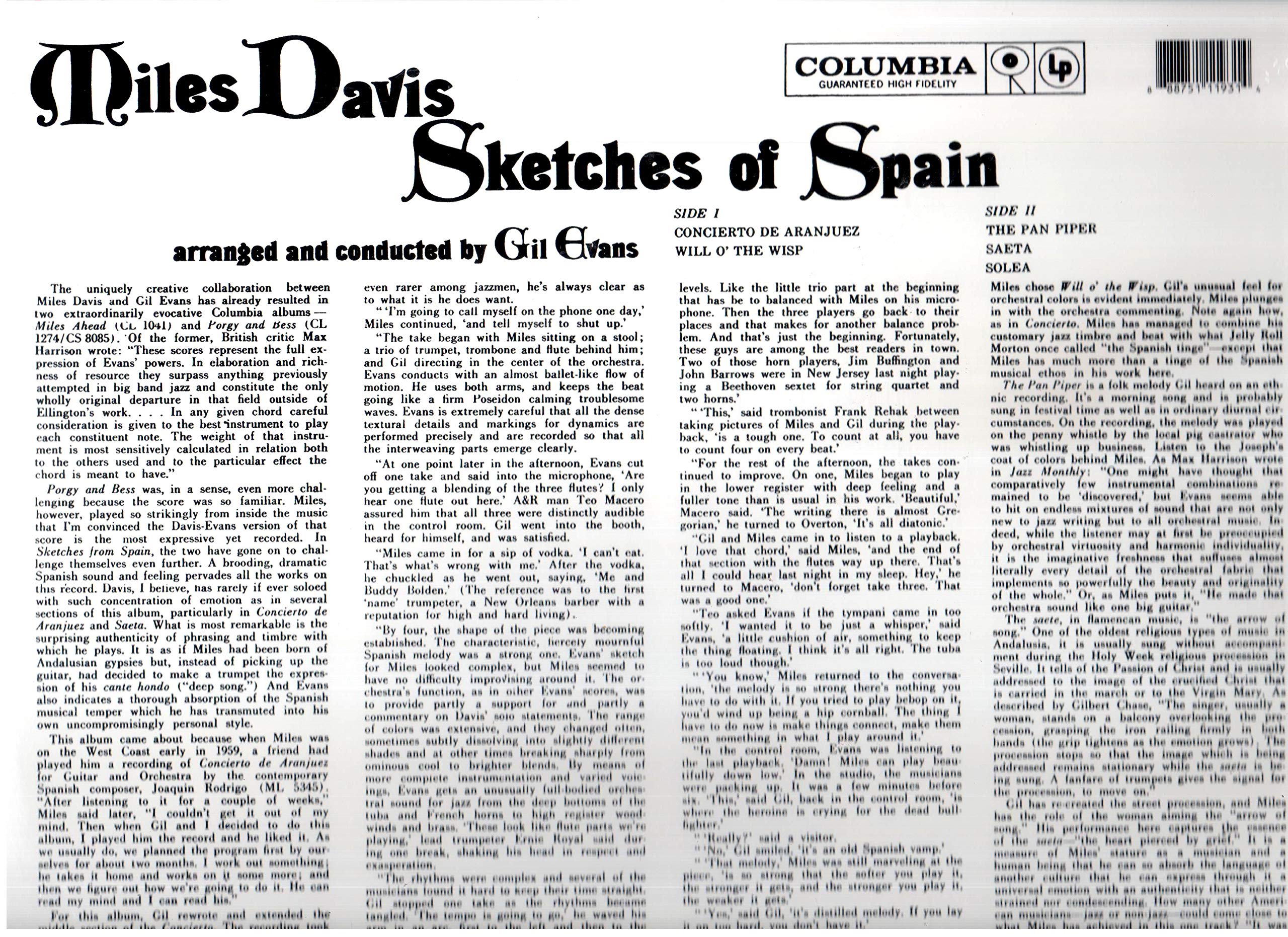 Sketches Of Spain