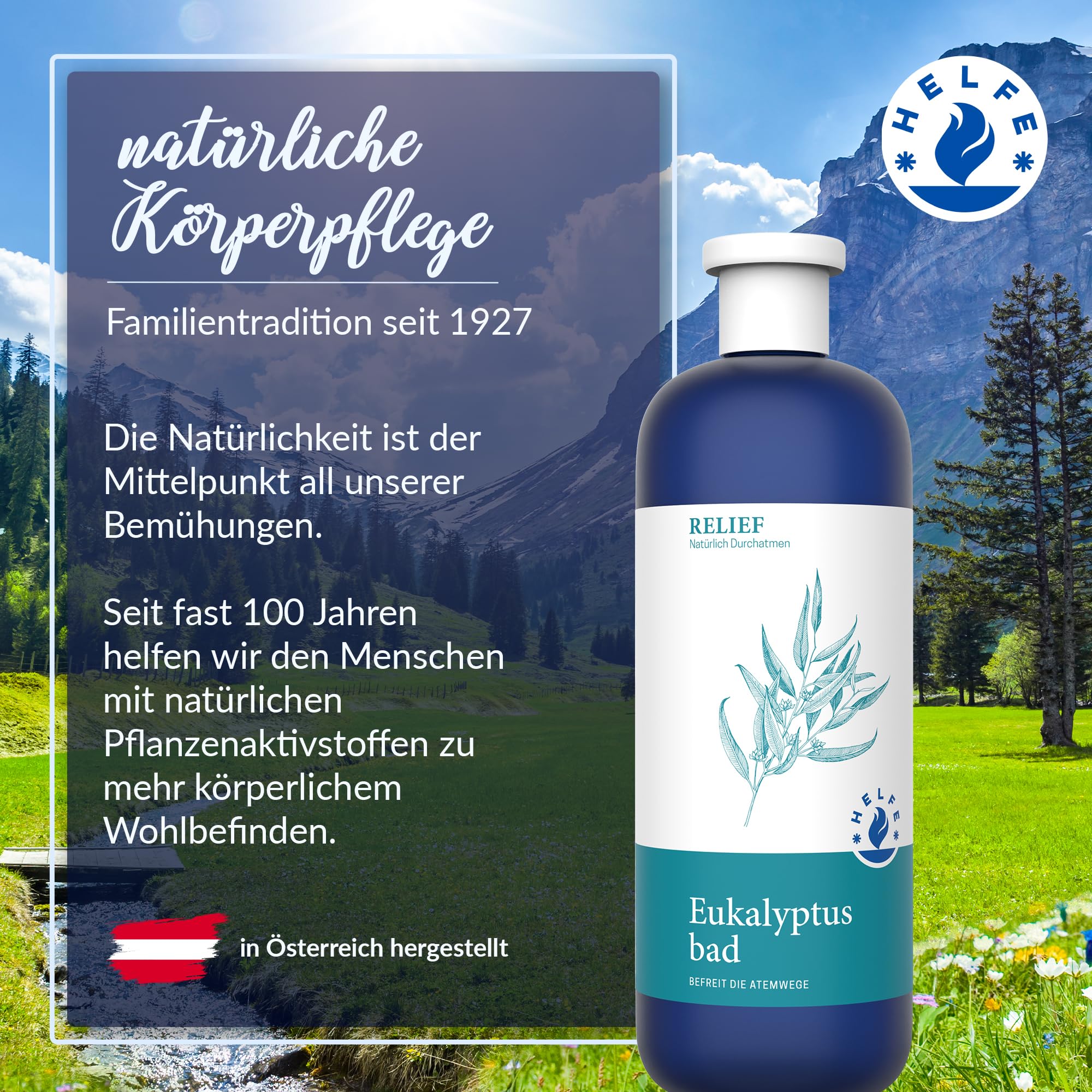 Kąpiel przeciw przeziębieniom (200 ml) – bardzo skuteczna kąpiel eukaliptusowa do łagodzenia objawów kataru – uwalnia drogi oddechowe – receptura farmaceutyczna z Austrii