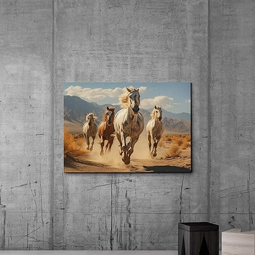 Miniatura 4 de StoreUSA97 Wild Spirit, Fine Art American Horses Print, Landscape Nature Wildlife, Mountain Mustangs, Fine Art Photography for Captivating Home Wall