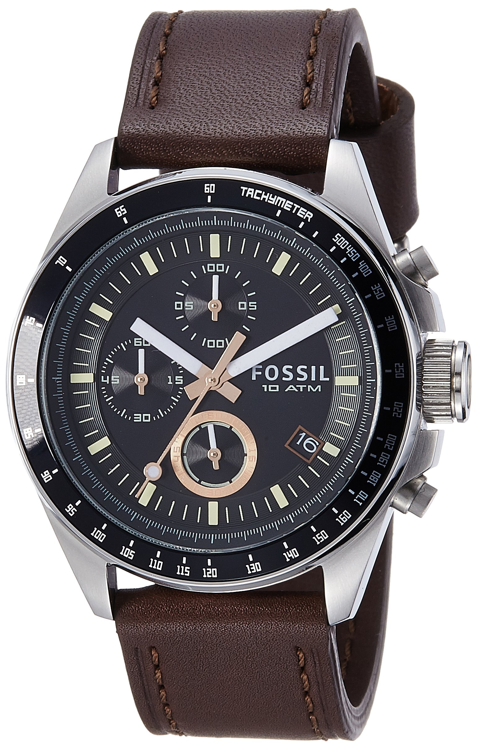 Decker Analog Black Dial Men's Watch - CH2885I