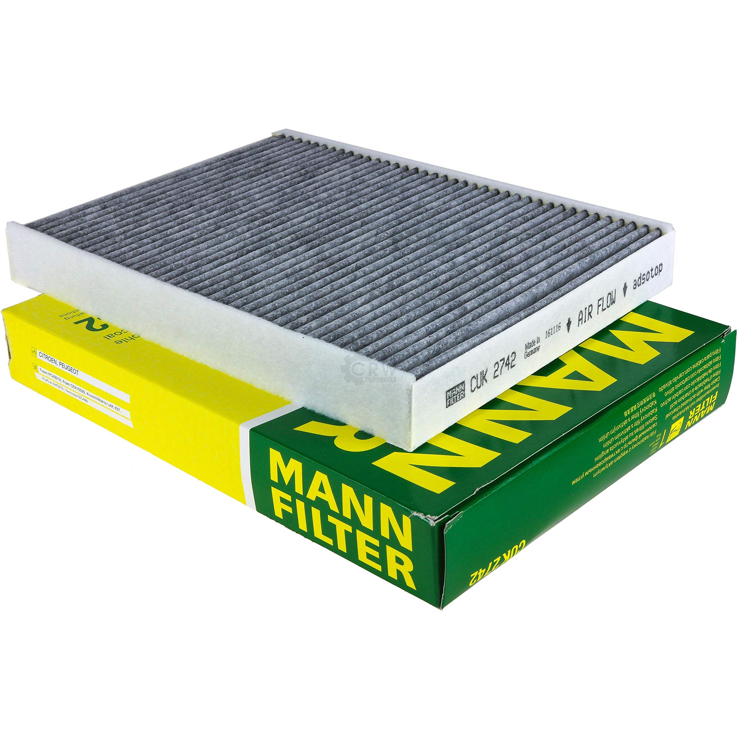 Paquete de inspección Kit de mantenimiento de filtros con filtro de aceite HU 711/51 x, filtro de aire C 32 108, filtro de combustible PU 1018 x, filtro de habitáculo CUK 2742, tornillo de