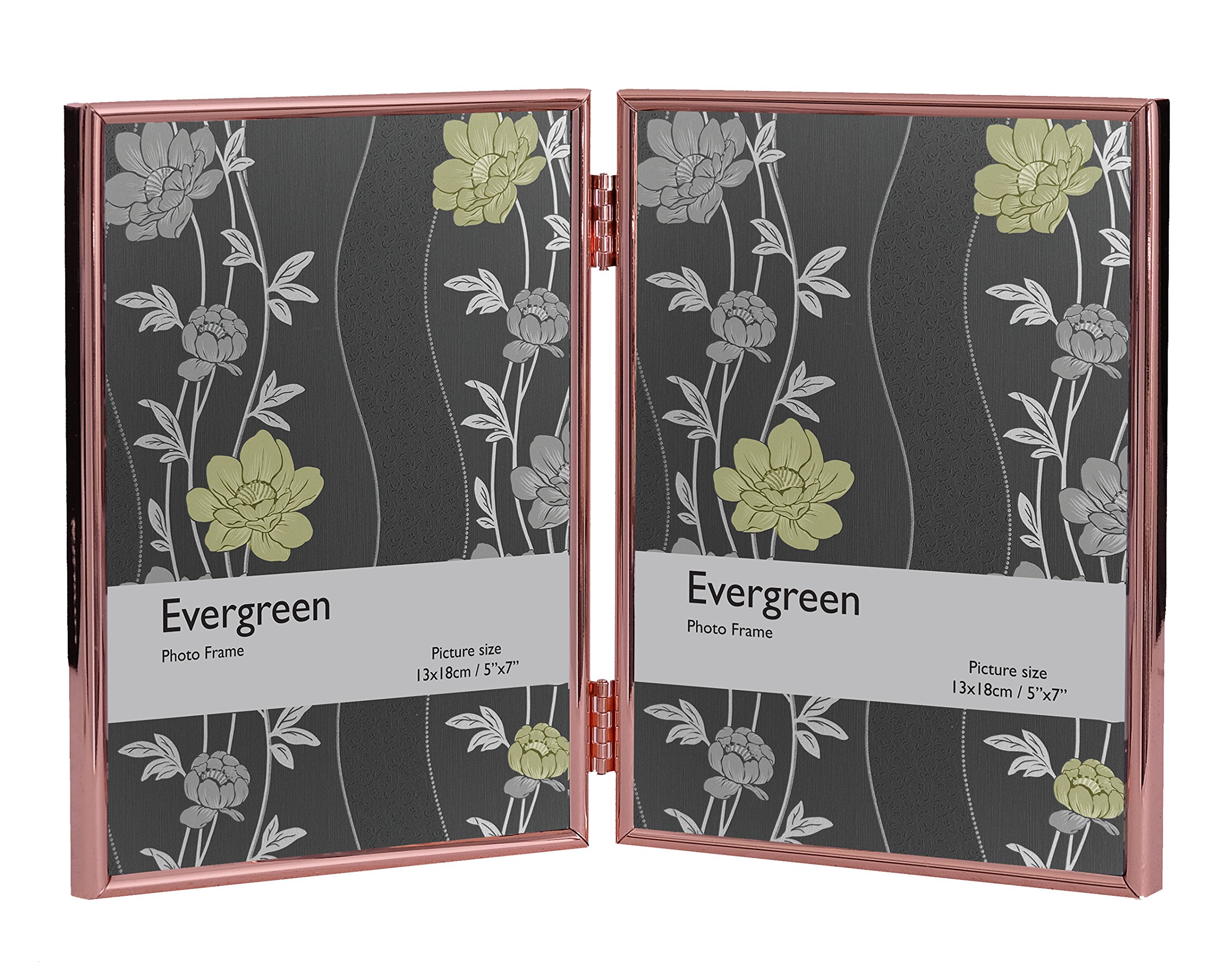 Evergreen Rose Gold Thin Edge Double 5x7 - 120DG01-5R.