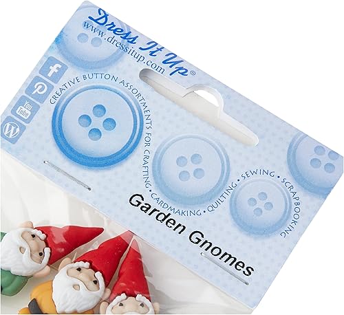 Miniatura 4 de Dress It Up 7696 "Adornos de gnomos de jardín