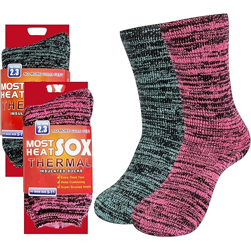 Thermal Socks for Women, Winter Warm Cold Weather Socks for Workout & Outdoor Activities