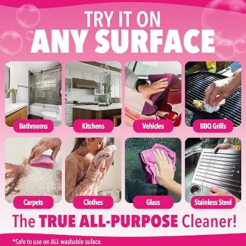 Quick 'n Brite Liquid Cleaner, True All Purpose Cleaner, 128 oz Cleaning Concentrate