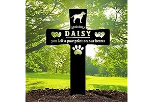 Personalized Pet Grave Markers Dog, Honor Your Furry Friend's Memory with a Touching Tribute