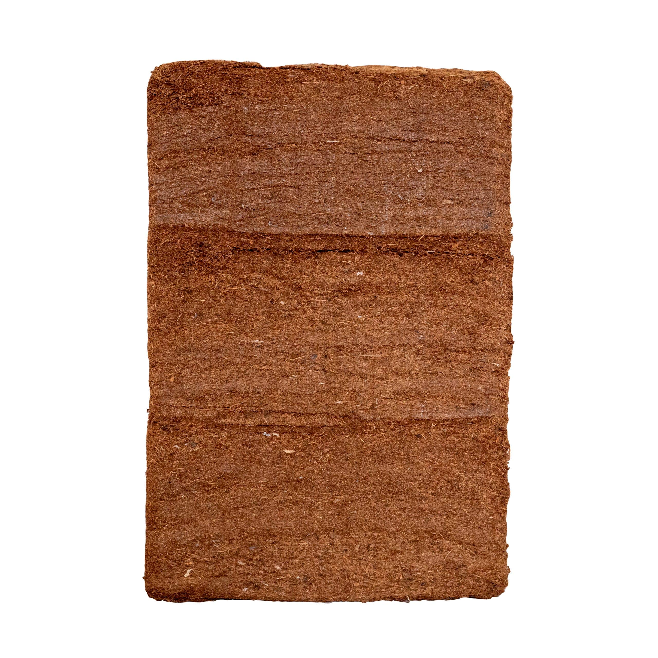 Biococco 15 kg Block Fine Humus per terrari e lettiere derivato dal Cocco - Confezione Multipla da 15 kg con 3 blocchetti Fino a 210 Litri di Materiale