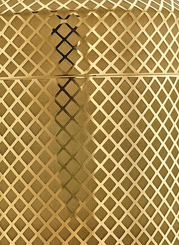 Miniatura 6 de Barfly Juego de coctelera japonesa de 3 piezas con diseño de celosía de diamantes (24 onzas23.7 fl oz), chapado en oro