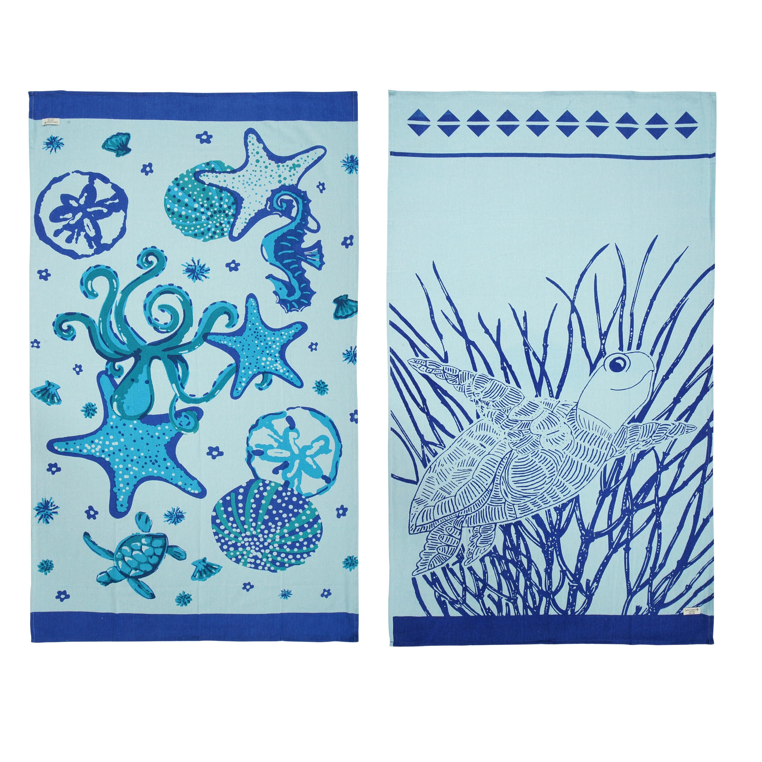 LANE LINEN Beach Towels for Women, 2 Pack Oversized, Pre-Washed, No-Shrink, Sand-Free, Quick Dry, Lightweight Travel Beach Towels for Pool & Shore, Soft and Absorbent – 39"x71", Sky Blue — image 1