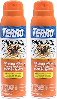 T2302 Spider, Ant, Roach, and Other Insects Killer Aerosol Spray – 2 Pack
