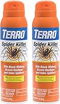 TERRO T2302 Spider, Ant, Roach, and Other Insects Killer Aerosol Spray – 2 Pack