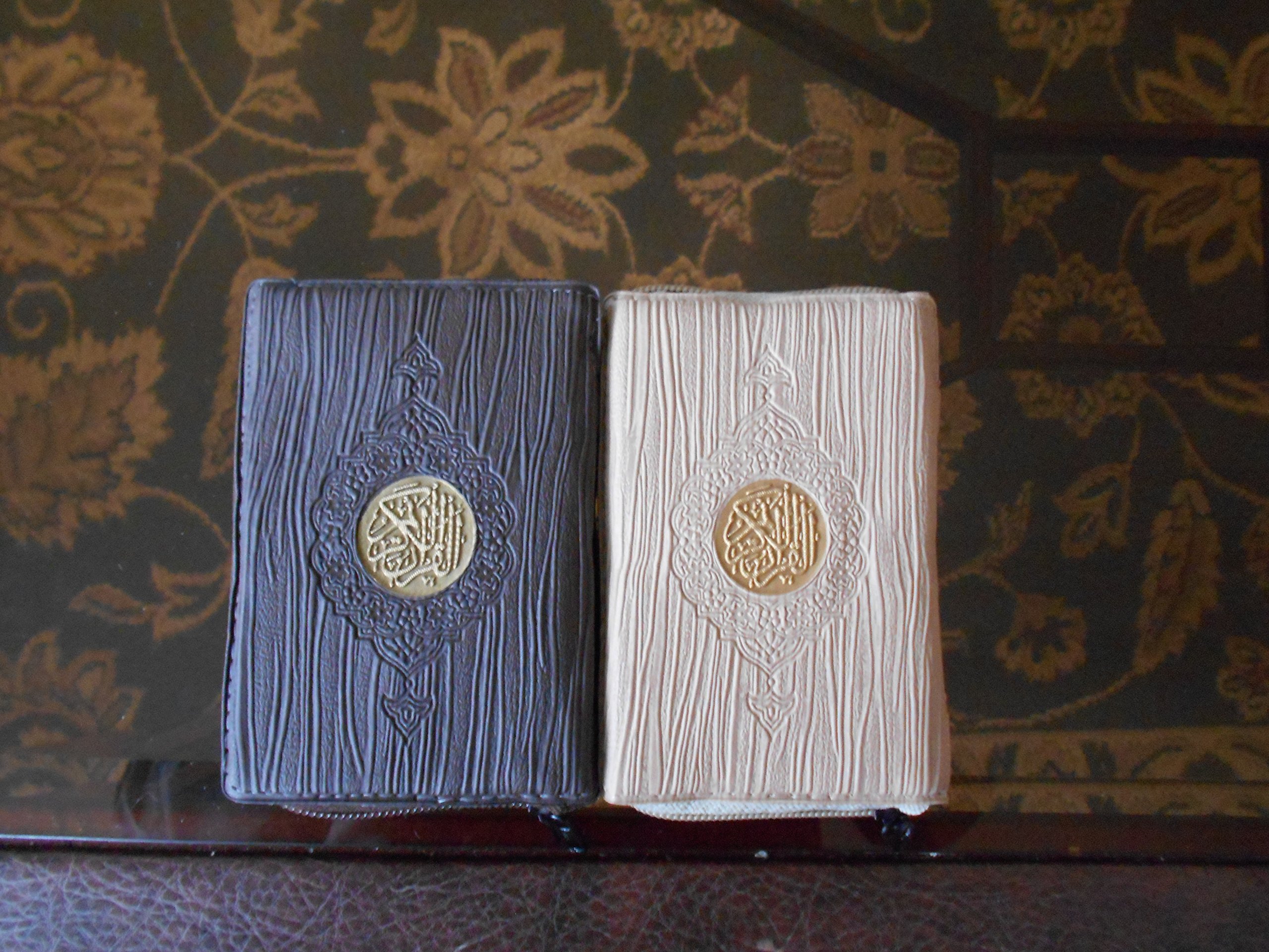 Holy Qu'raan Pocket Size Color Coded with Tajweed Rules W/case Portable