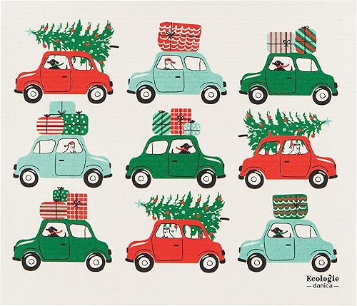 Now Designs Ecologie Sueca Esponja Seca Esterilla Invierno Ruedas 12 x 14 pulgadas disponible en Yaxa El Salvador