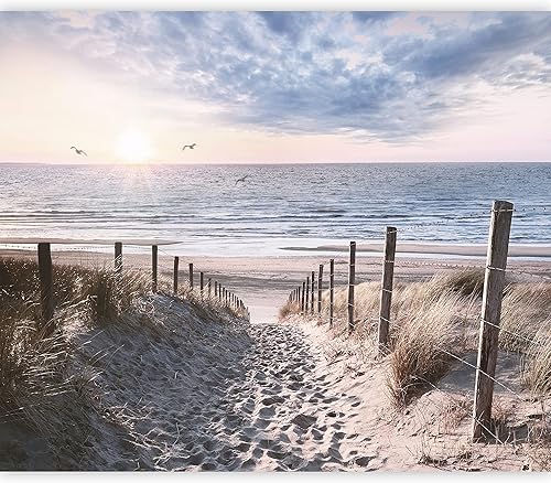 Miniatura 1 de artgeist Mural de pared premium Playa Mar 177 x 124 pulgadas - Papel tapiz no tejido, decoración de pared de forro polar, impresión fotográfica,