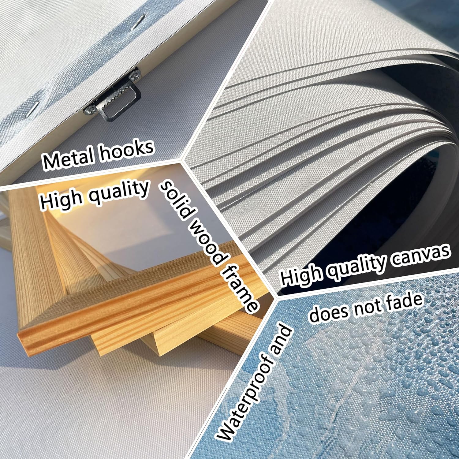 Large Purple Wall Art Decor for Living Room Bedroom Framed Black and White Seascape Full Moon Purple Flower Painting Canvas Picture Modern Hand-Painted Plum Blossom Artwork for Home Office 24x48