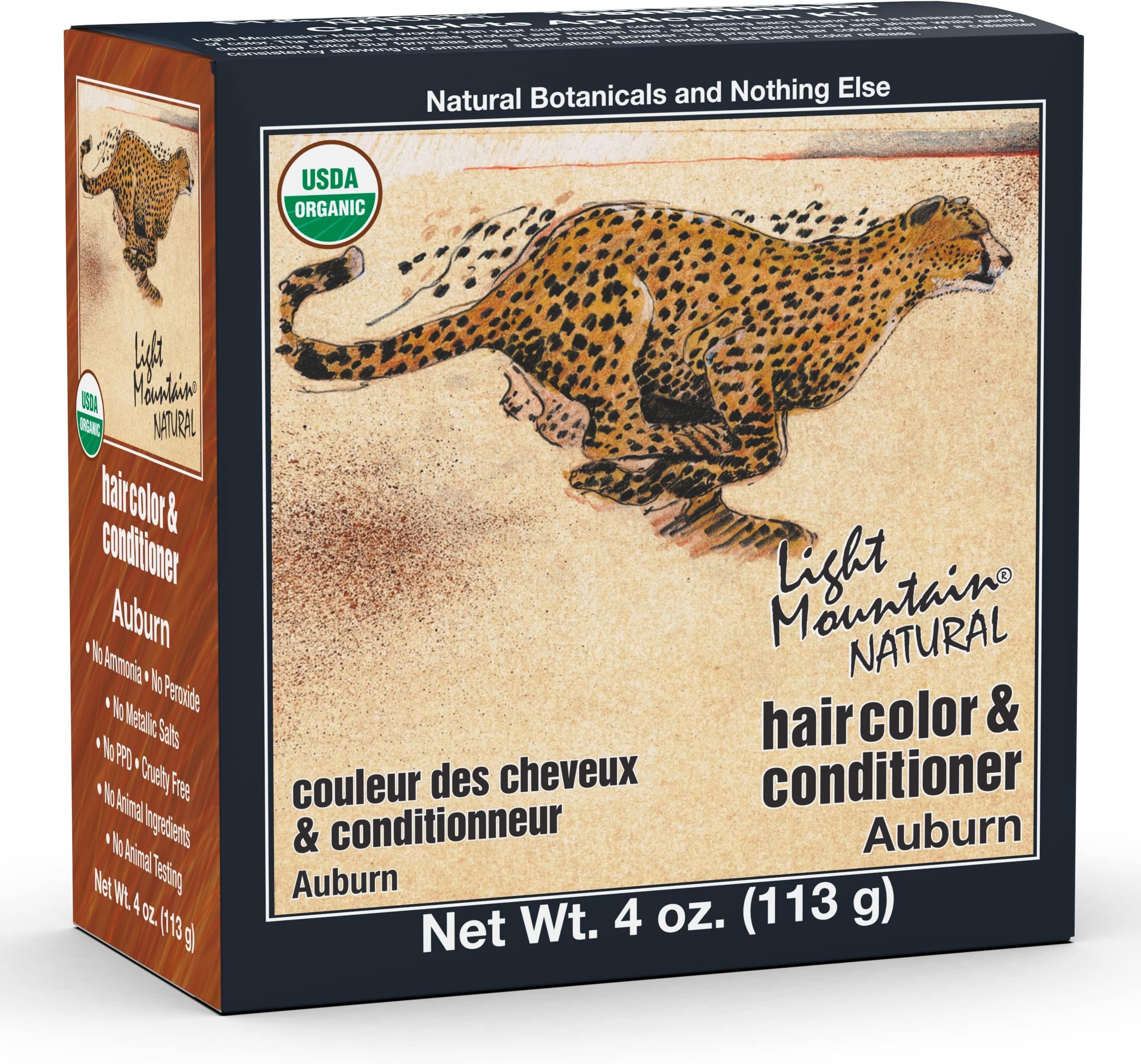 Light Mountain Henna Hair Color & Conditioner Auburn