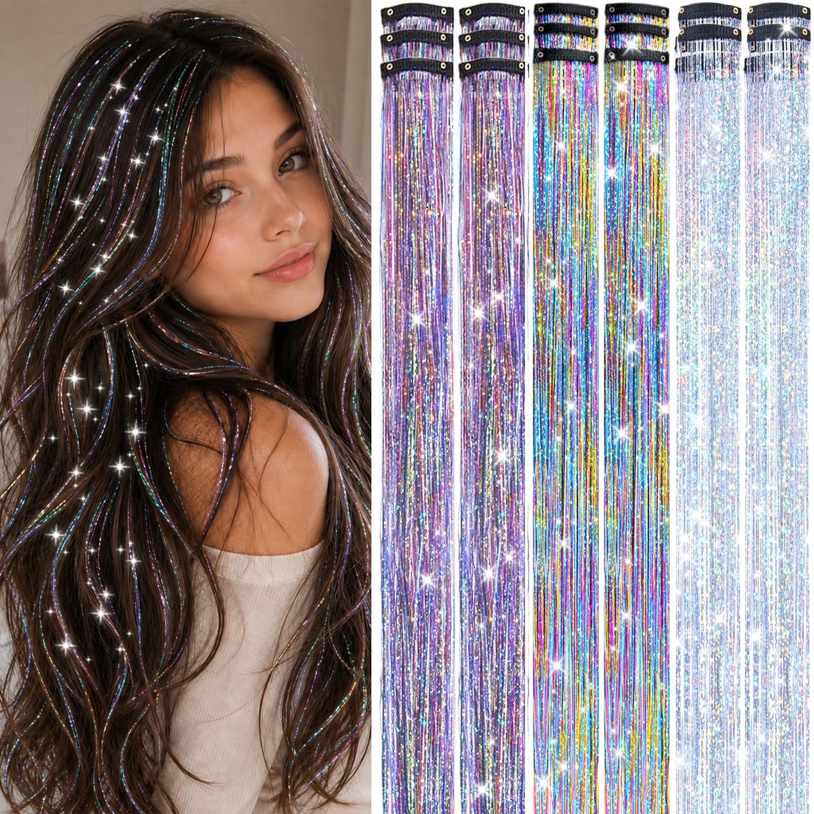 Fairy Hair Tinsel Kit - 18 Colors FREE SHIPPING -19