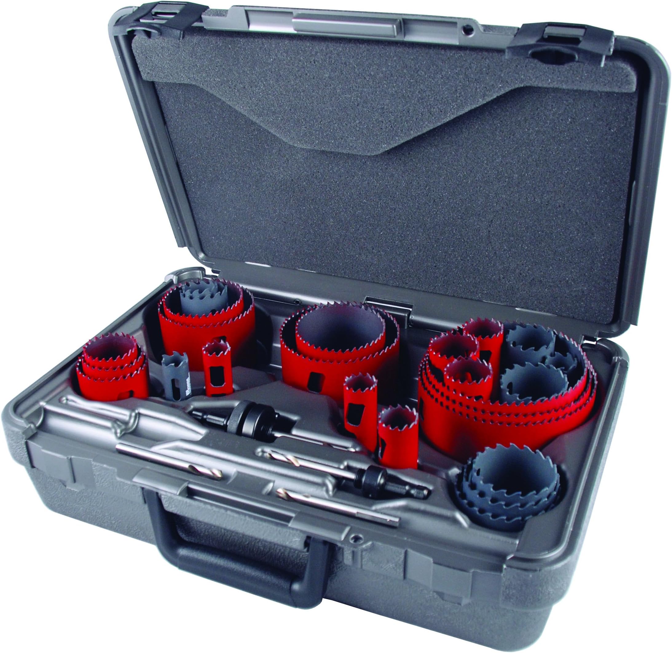 Morse MHSELE01, 29 Piece, Electrician's, Combination Bimetal and Carbide Tipped Hole Saws, 1 Kit