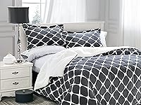 Vista 10 de Elegant Comfort Softest - Juego de edredón de 3 piezas de microvisón de alta calidad, suave, acogedor, con respaldo de sherpa, reversible