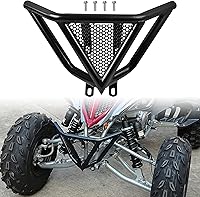 Vista 1 de Parachoques delantero para Yamaha Raptor 700 700R 2006-2025, Kit protector de parachoques delantero de hierro negro brushguard para Yamaha Raptor
