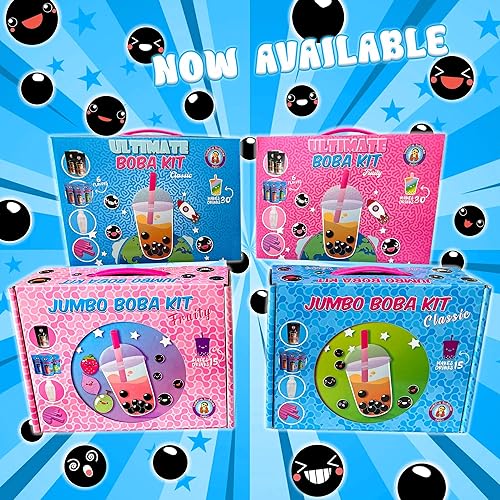 Miniatura 2 de El nuevo kit jumbo de fiesta de té Boba/Bubble Tea de "sabores frutales" de D.I.Y. Buddha Bubbles Boba