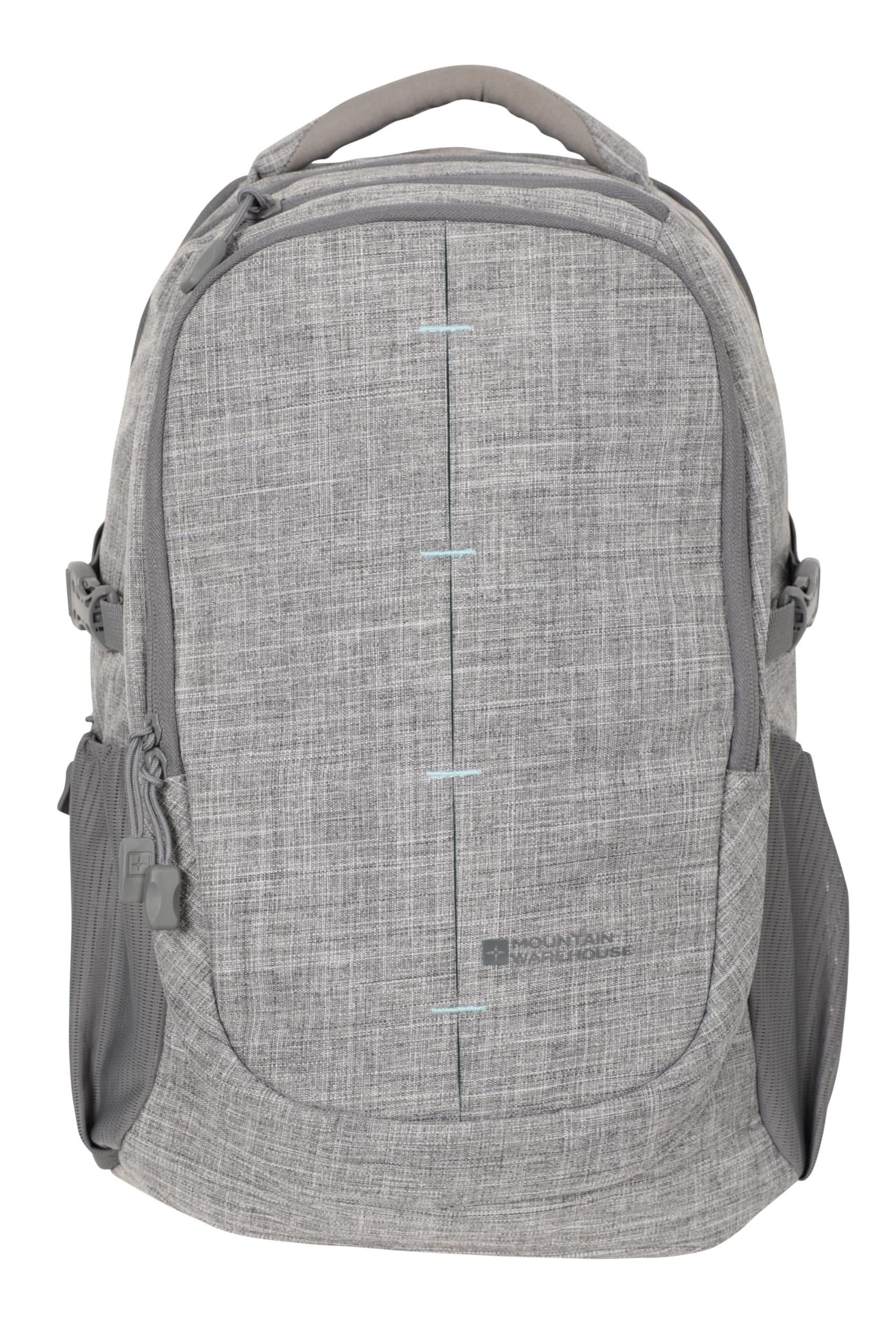 Mountain Warehouse Vic Laptop Bag - 30L Backpack, Durable Daypack, Laptop Compartment Rucksack Grey โ image 1